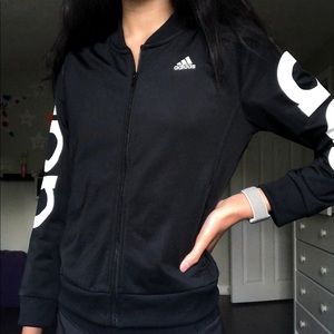 girls large adidas bomber jacket